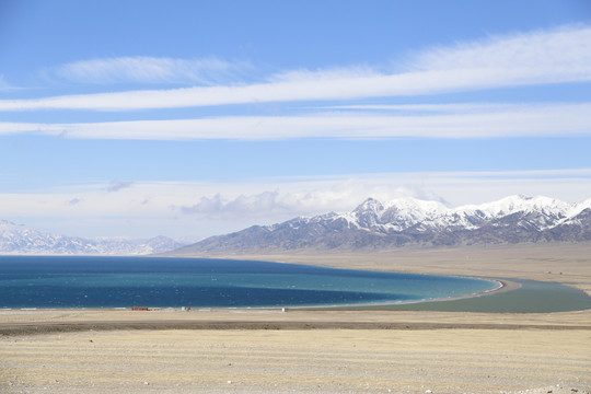 新疆寒里木湖之冬