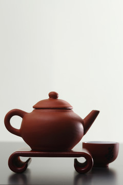 中国传统茶壶特写