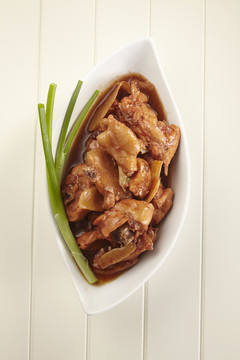 红酒姜鸡中国妇女月子传统食品