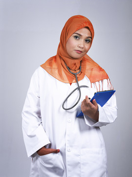 马来女医生画像