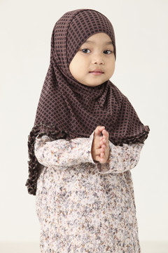 马来西亚穆斯林少女肖像照