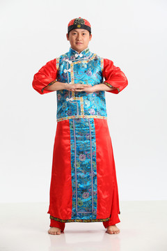 中国男装功夫造型