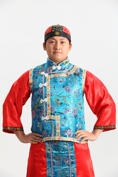 中国男装正面图