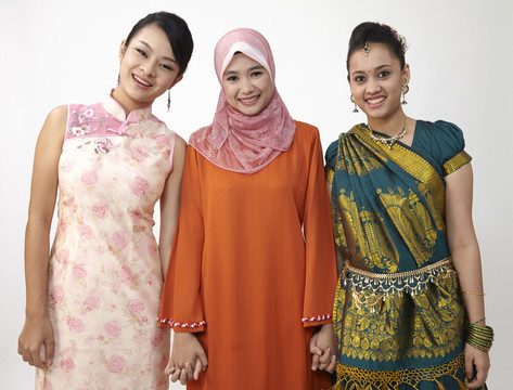 马来西亚三个种族团结为一