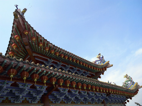 典型的中国寺庙