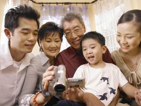 家庭从视图相机查看图片