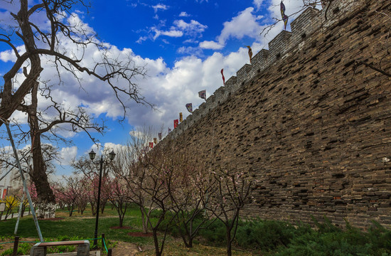 中国北京明城墙遗址公园东南角楼