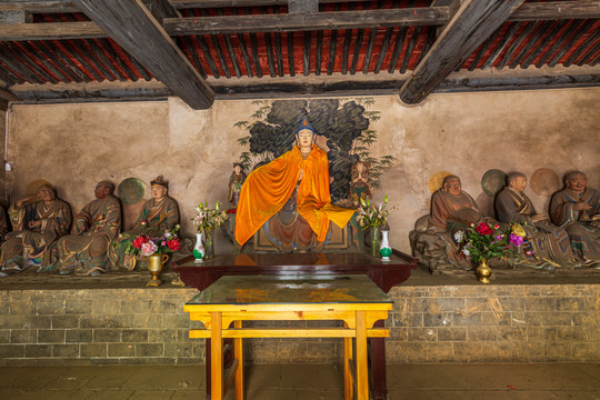 中国山西太原净因寺土堂大佛