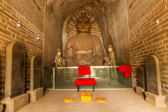 中国山西太原净因寺土堂大佛