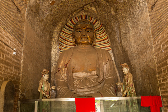 中国山西太原净因寺土堂大佛