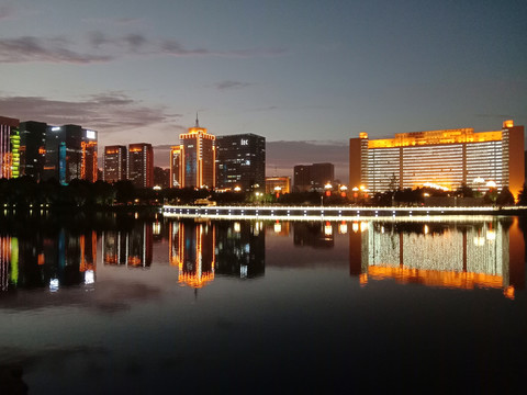 临沂城夜景