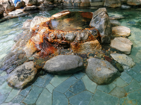 温泉景观泡池汤池