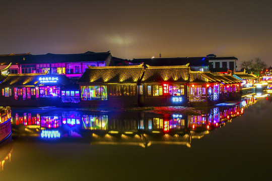 同里古镇夜景