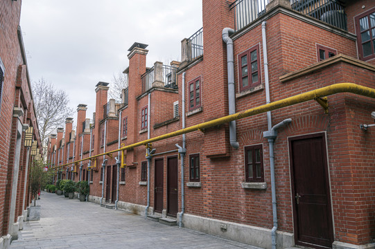 上海建业里历史老建筑