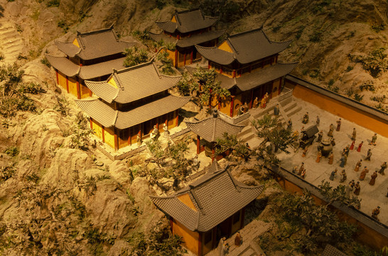 佛教古建筑模型