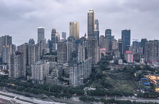 重庆旅游宣传片渝中半岛夜景