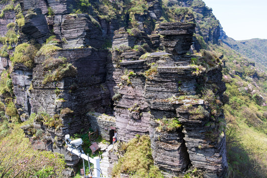 梵净山月镜山万卷经书