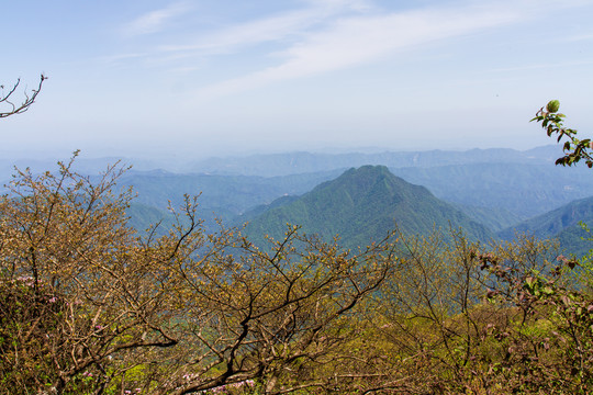 梵净山风景区群山风光