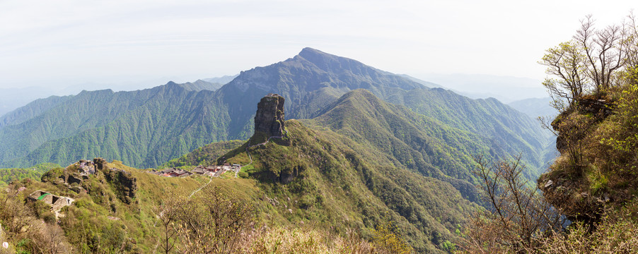 梵净山景区红云金顶全景