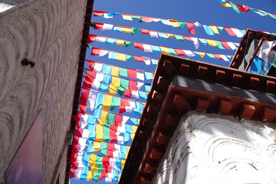 西藏拉萨八廓街场景