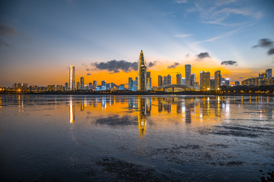 深圳湾夜景