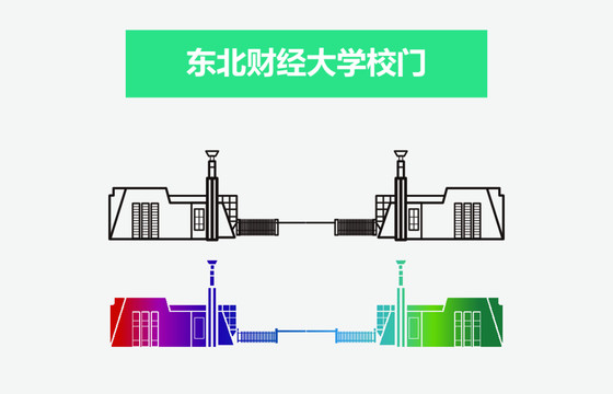 东北财经大学校门