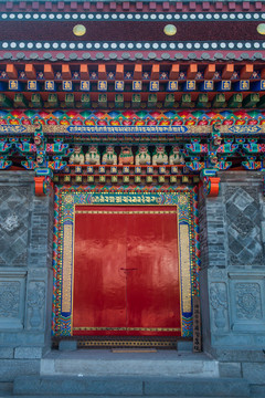 塔尔寺建筑红门