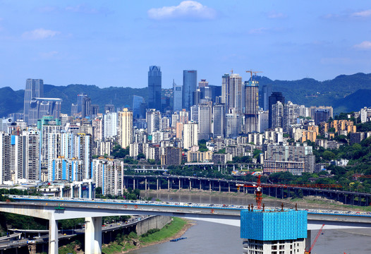 重庆渝中半岛城市建设