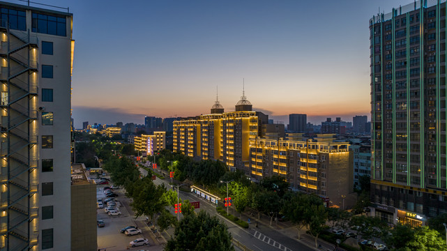 山西运城夜景