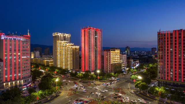 山西运城夜景