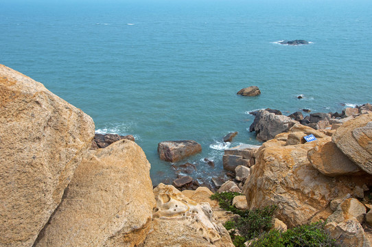 海岸地理岩石风景
