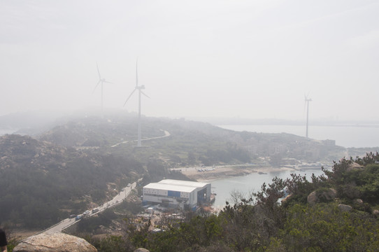 风车岛迷雾风景