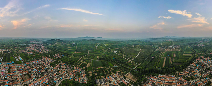 航拍青岛乡村