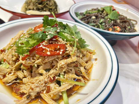 鸡肉丝凉拌菜