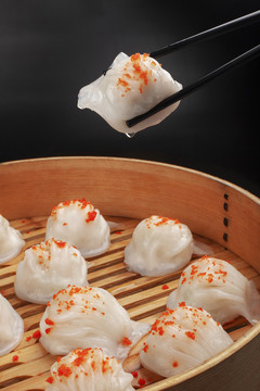 水晶虾饺