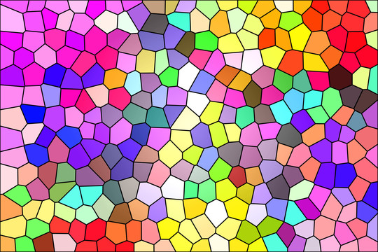 染色玻璃幻彩几何地毯