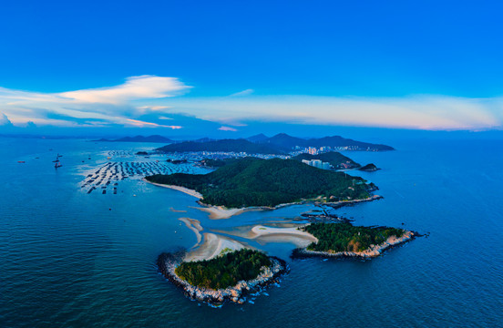 广东阳江海陵岛与马尾岛风光