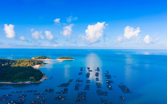 广东阳江海陵岛与马尾岛风光