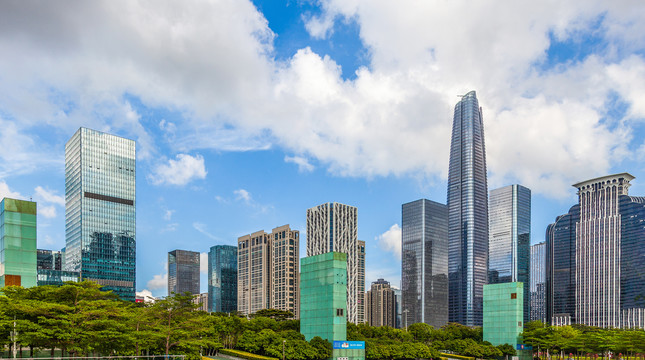 深圳城市高楼建筑群