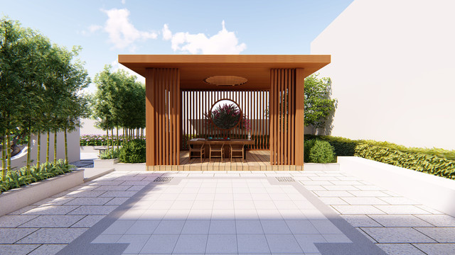 中式园林设计凉亭设计