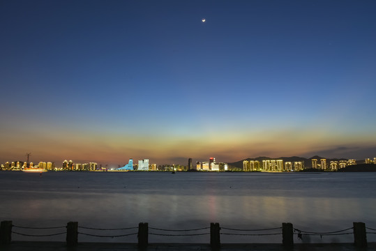 厦门海湾公园夜景