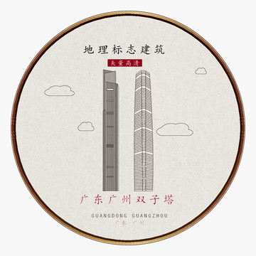 广州双子塔