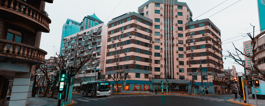 南京西路街景