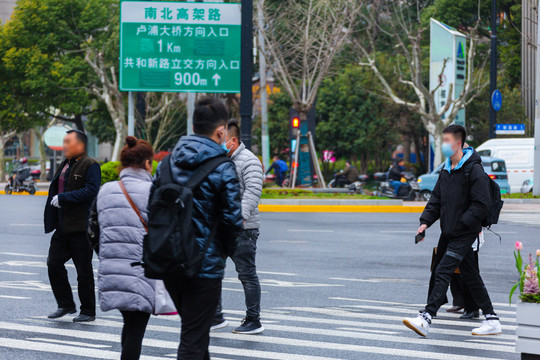 城市行人