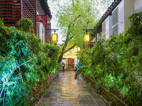 苏州七里山塘景区