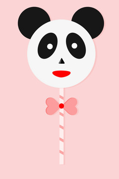 熊猫棒棒糖