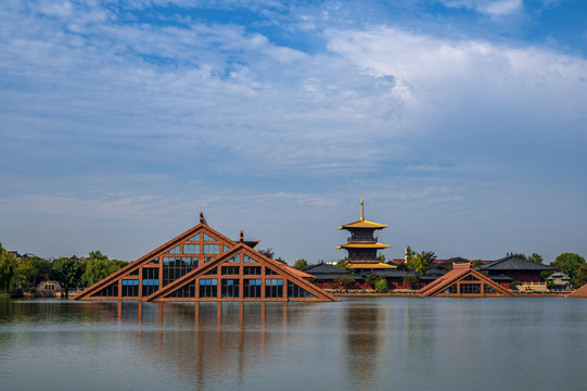 上海松江广富林文化遗址公园建筑