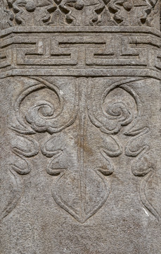 传统石雕中式花纹