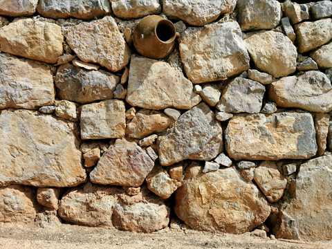 民宿石头墙