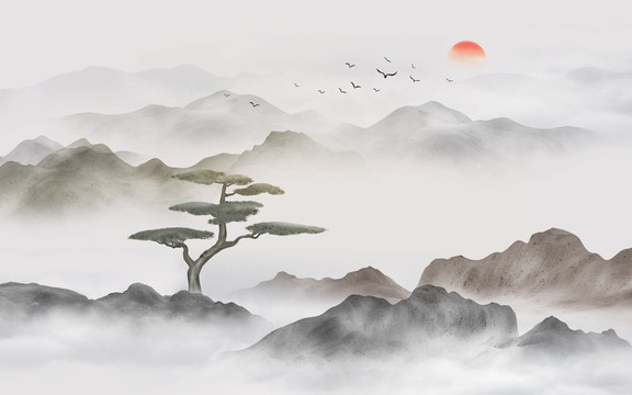 山水画